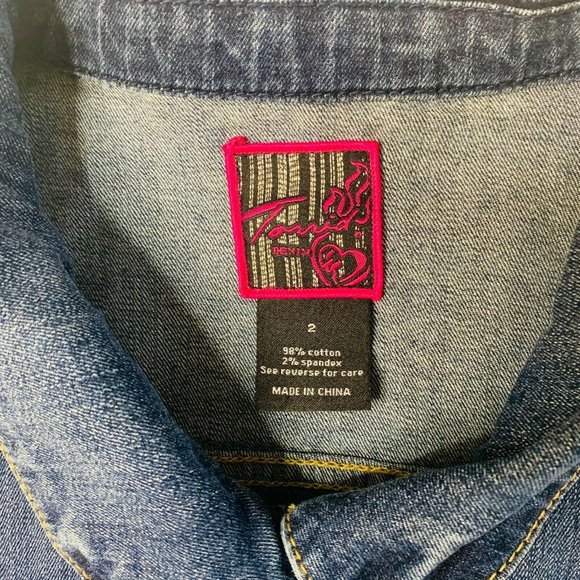 Torrid Jacket Womes Size 2.0 2X 18/20 Trucker - Picture 3 of 3